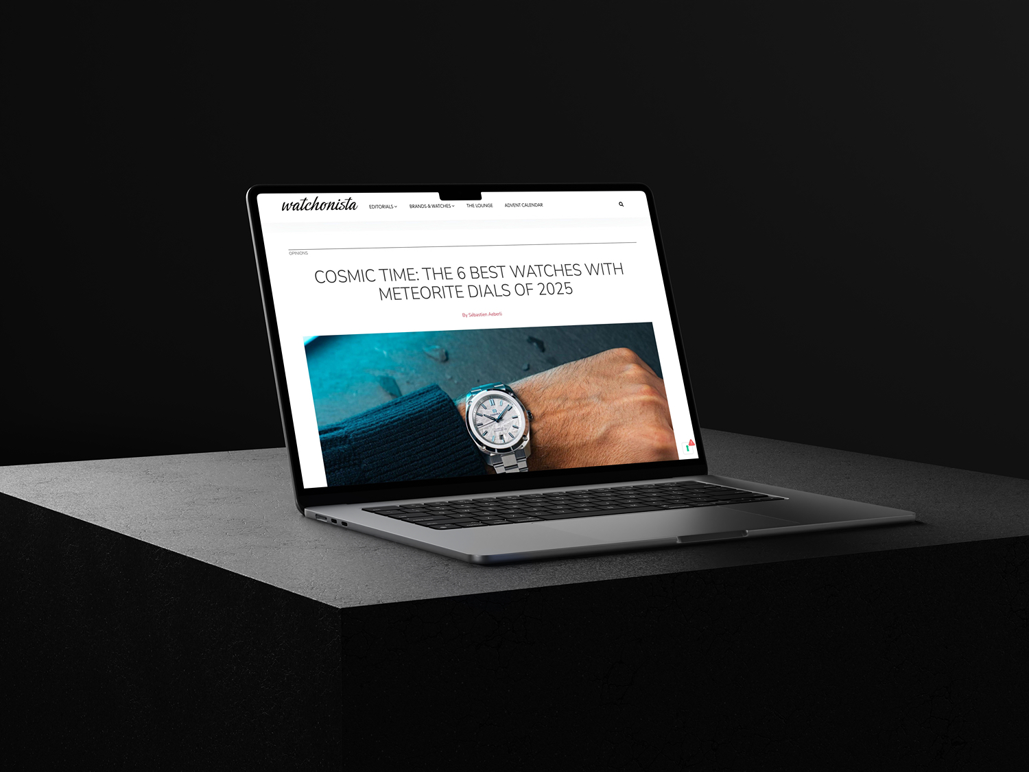 Watchonista sur MacBook - Article éditorial
